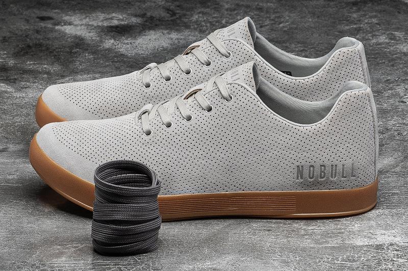 Nobull Arctic Gum Suede Men's Trainers Dark / Grey | USA E1217B